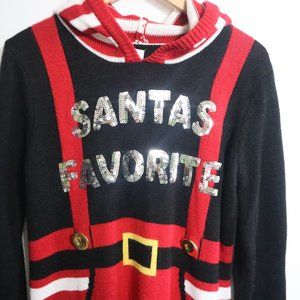 Santa's Favorite Lone Sleeve Sweater Dress Tunic